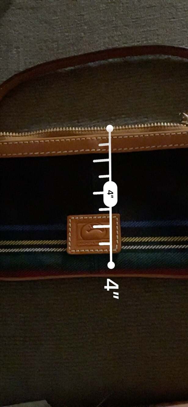 Dooney & Bourke Mariner Stripe Coated Cotton Zip Wristlet - Picture 8 of 8
